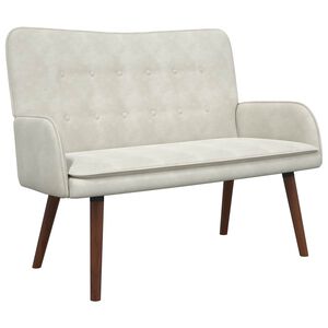 vidaXL &Kappa;&alpha;&nu;&alpha;&pi;έ&sigmaf; 2 &alpha;&tau;ό&mu;&omega;&nu; &Kappa;&rho;&epsilon;&mu; 115 x 61 x 87 &epsilon;&kappa;. &Beta;&epsilon;&lambda;&omicron;ύ&delta;&omicron;