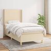 vidaXL &Kappa;&rho;&epsilon;&beta;ά&tau;&iota; Boxspring &mu;&epsilon; &Sigma;&tau;&rho;ώ&mu;&alpha; &Kappa;&rho;&epsilon;&mu; 90x190 &epsilon;&kappa;.&Upsilon;&phi;&alpha;&sigma;&mu;ά&tau;&iota;&nu;&omicron;