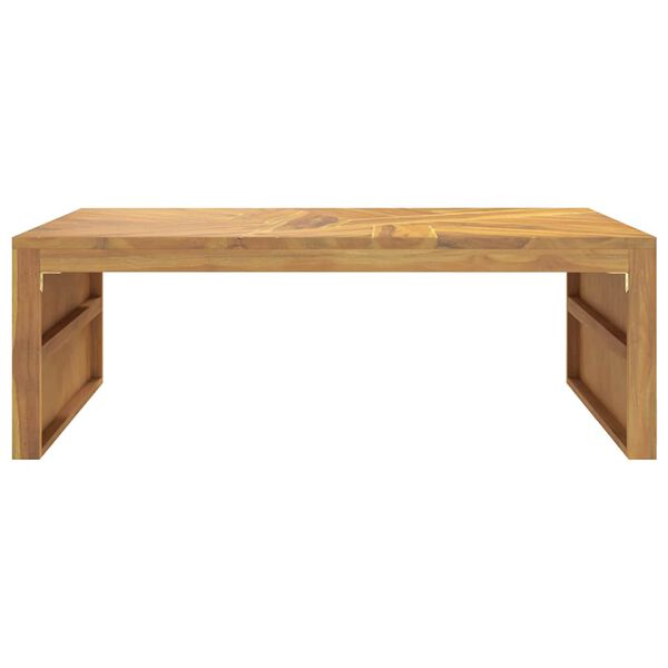 vidaXL Τραπεζάκι Σαλονιού 110x60x38 εκ. από Μασίφ Ξύλο Teak