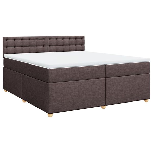 vidaXL &Kappa;&rho;&epsilon;&beta;ά&tau;&iota; Boxspring &mu;&epsilon; &Sigma;&tau;&rho;ώ&mu;&alpha; &Sigma;&kappa;&omicron;ύ&rho;&omicron; &Kappa;&alpha;&phi;έ 200x200 &epsilon;&kappa;. &Upsilon;&phi;&alpha;&sigma;&mu;ά&tau;&iota;&nu;&omicron;