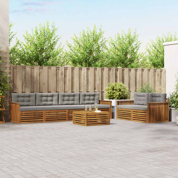 vidaXL &Sigma;&epsilon;&iota;&rho;ά &Kappa;&alpha;&nu;&alpha;&pi;έ &Epsilon;&xi;&omega;&tau;&epsilon;&rho;&iota;&kappa;&omicron;ύ 7 pcs &Phi;&upsilon;&sigma;&iota;&kappa;ό &kappa;&alpha;&iota; &Alpha;&nu;&omicron;&iota;&chi;&tau;ό &Gamma;&kappa;&rho;&iota;