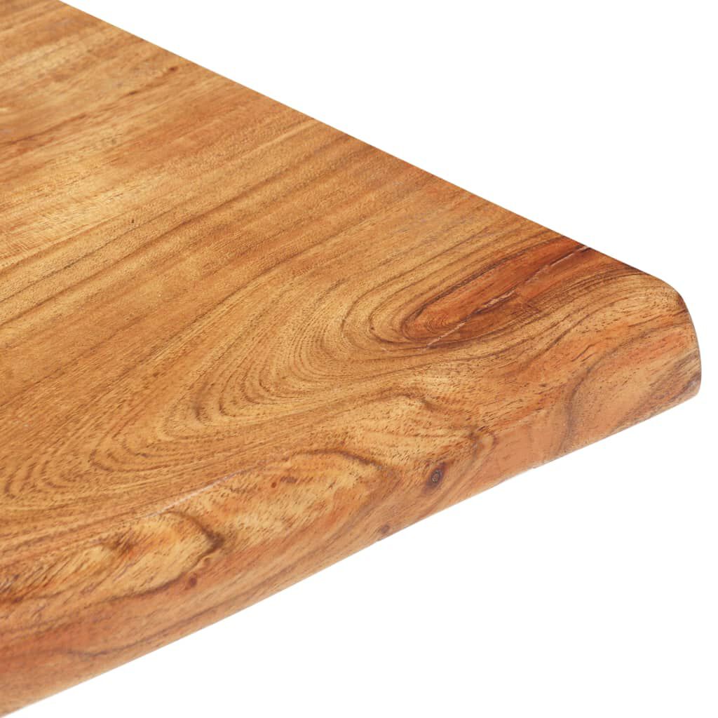 vidaXL Τραπεζάκι Σαλονιού Live Edge 60x60x40 εκ. Μασίφ Ξύλο Ακακίας