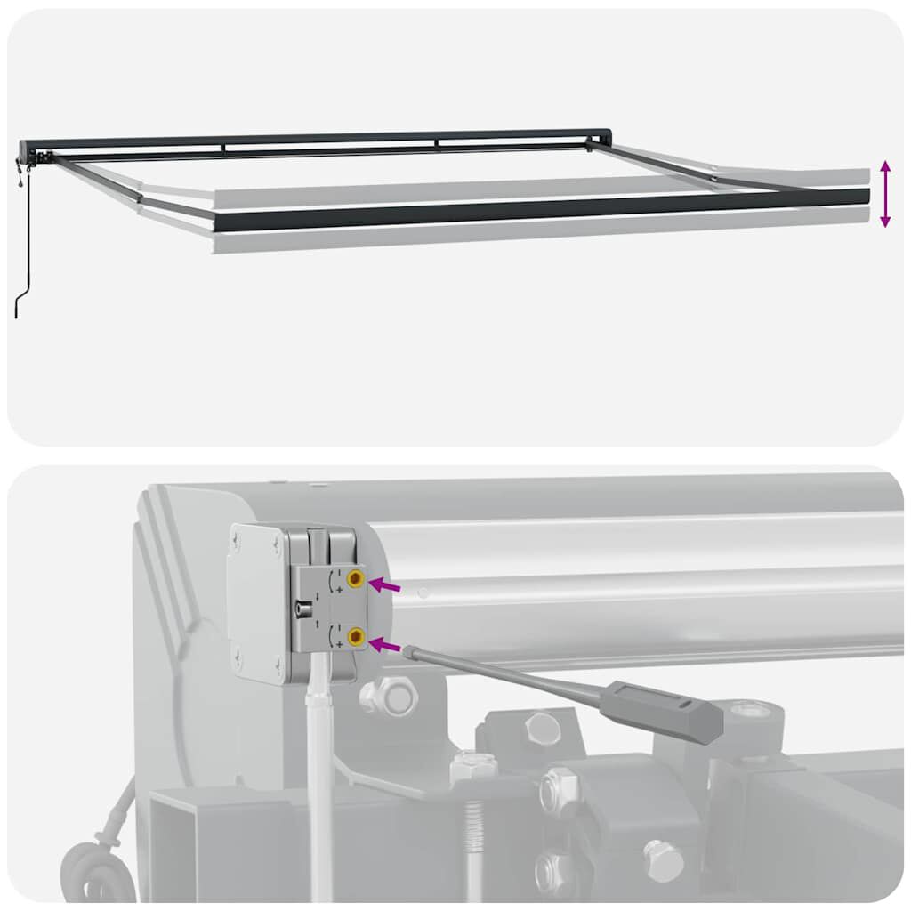 vidaXL Σκηνίτσα Αναδιπλούμενη Πολύχρωμο 400 x 300 εκ Ύφασμα, Μέταλλο