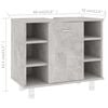 vidaXL Ντουλάπι Νιπτήρα Γκρι Σκυροδέματος 60x32x53,5 εκ. Μοριοσανίδα