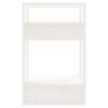 vidaXL Βιβλιοθήκη/Διαχωριστικό Χώρου Λευκό 41x35x57 εκ. Μασίφ Πεύκο