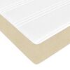 vidaXL Κρεβάτι με ελατήρια Ταμπά και Μαύρο 90 x 190 cm