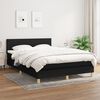 vidaXL &Kappa;&rho;&epsilon;&beta;ά&tau;&iota; Boxspring &mu;&epsilon; &Sigma;&tau;&rho;ώ&mu;&alpha; &Mu;&alpha;ύ&rho;&omicron; 140x190 &epsilon;&kappa;. &Upsilon;&phi;&alpha;&sigma;&mu;ά&tau;&iota;&nu;&omicron;