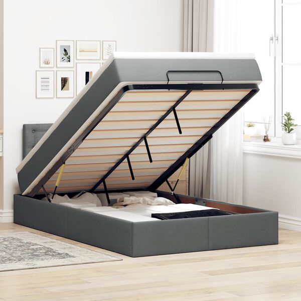 vidaXL &Omicron;&theta;&omega;&mu;&alpha;&nu;&iota;&kappa;ό &kappa;&rho;&epsilon;&beta;ά&tau;&iota; &mu;&epsilon; &sigma;&tau;&rho;ώ&mu;&alpha; & LEDs &Sigma;&kappa;&omicron;ύ&rho;&omicron; &gamma;&kappa;&rho;&iota; 120x190cm Ύ&phi;&alpha;&sigma;&mu;&alpha;