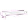 vidaXL Βάση Οθόνης Γκρι Sonoma 100x24x13 εκ. από Επεξεργασμένο Ξύλο