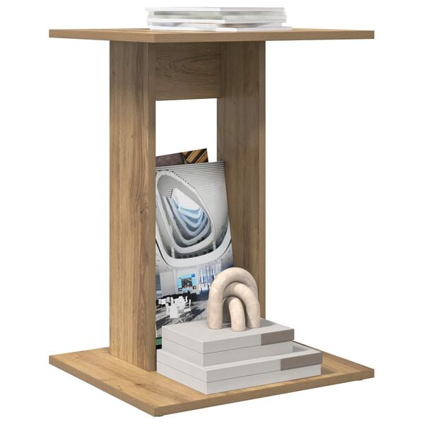 vidaXL &Tau;&rho;&alpha;&pi;&epsilon;&zeta;ά&kappa;&iota; &Pi;&lambda;&epsilon;&upsilon;&rho;ά&sigmaf; Artisan Oak 45 x 40 x 62,5 &epsilon;&kappa;.