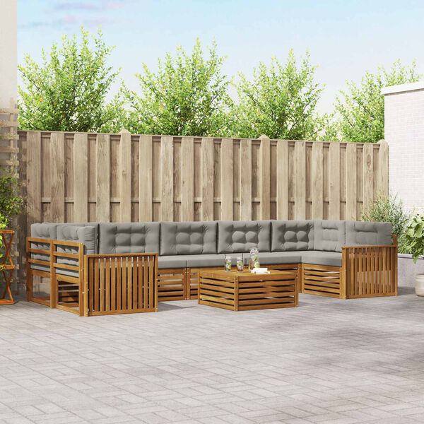 vidaXL &Sigma;&epsilon;&iota;&rho;ά &Kappa;&alpha;&nu;&alpha;&pi;έ &Epsilon;&xi;&omega;&tau;&epsilon;&rho;&iota;&kappa;&omicron;ύ 8 pcs &Phi;&upsilon;&sigma;&iota;&kappa;ό &kappa;&alpha;&iota; &Alpha;&nu;&omicron;&iota;&chi;&tau;ό &Gamma;&kappa;&rho;&iota;