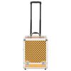 vidaXL Βαλίτσα Μακιγιάζ Τρόλεϊ Χρυσή 35x29x45 εκ. από Αλουμίνιο