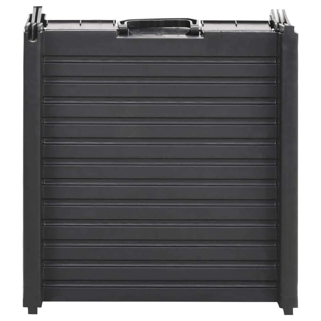 vidaXL Ράμπα Σκύλου Πτυσσόμενη Μαύρη 153 x 40 x 12,5 εκ. από Πλαστικό