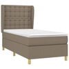 vidaXL &Kappa;&rho;&epsilon;&beta;ά&tau;&iota; Boxspring &mu;&epsilon; &Sigma;&tau;&rho;ώ&mu;&alpha; Taupe 80x200 &epsilon;&kappa;. &Upsilon;&phi;&alpha;&sigma;&mu;ά&tau;&iota;&nu;&omicron;