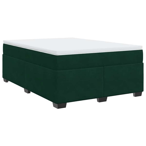 vidaXL &Kappa;&rho;&epsilon;&beta;ά&tau;&iota; Boxspring &mu;&epsilon; &Sigma;&tau;&rho;ώ&mu;&alpha; &Sigma;&kappa;&omicron;ύ&rho;&omicron; &Pi;&rho;ά&sigma;&iota;&nu;&omicron; 140x200&epsilon;&kappa;. &Beta;&epsilon;&lambda;&omicron;ύ&delta;&iota;&nu;&omicron;