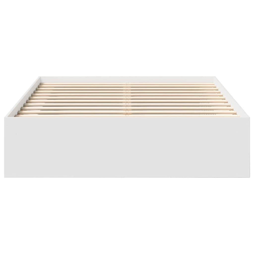 vidaXL Πλαίσιο Κρεβατιού Λευκό 140 x 200 εκ.