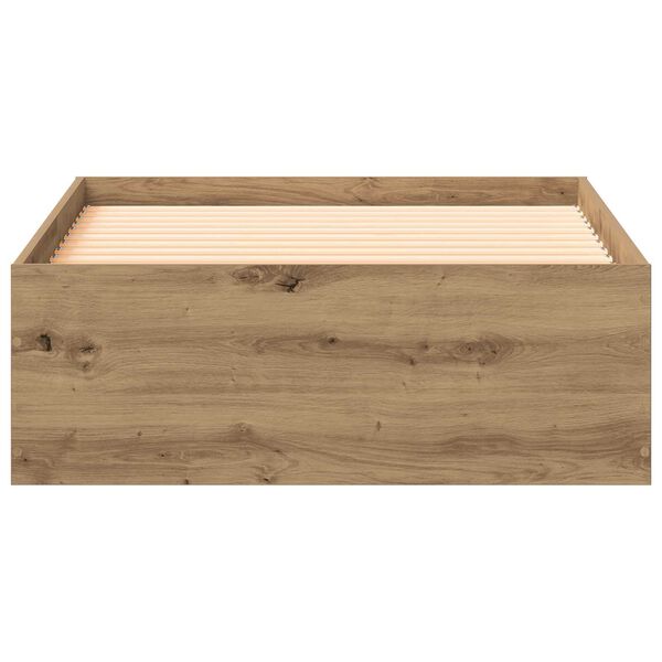 vidaXL Κρεβάτι με Συρτάρια artisan δρυς 90 x 190 cm Επεξεργασμένο ξύλο