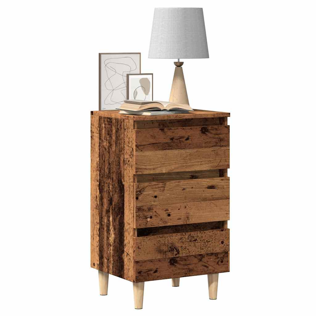 vidaXL κομοδίνο ντουλάπι παλιό ξύλο 40x35x69 cm κατασκευασμένο ξύλο