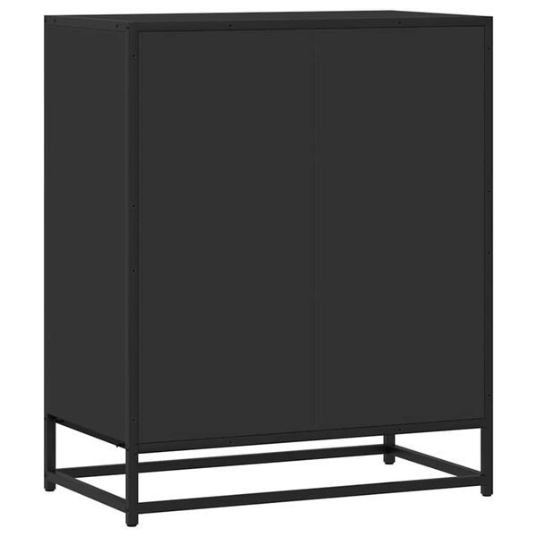 vidaXL Συρταριέρα Μαύρο 68x35x76 cm Κατασκευασμένο ξύλο