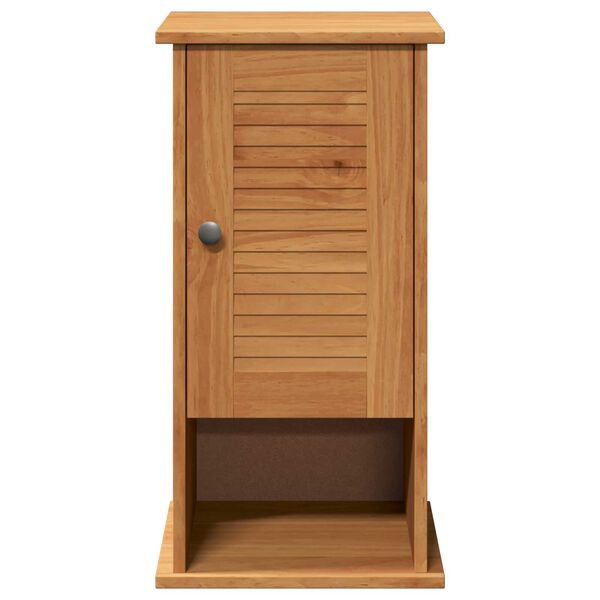vidaXL Τοίχου Ντουλάπα Μπάνιου καφέ μελί 37 x 34 x 71.5 εκ.