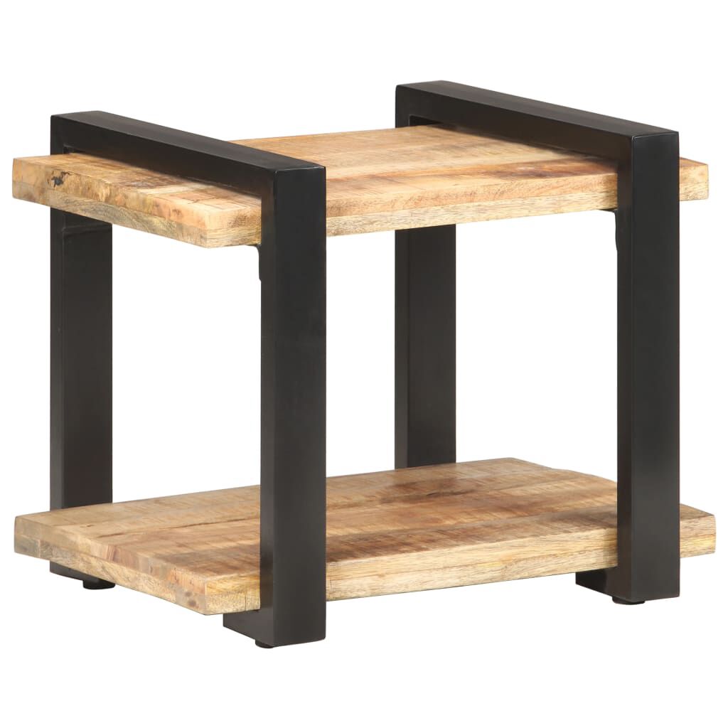 vidaXL Κομοδίνο 50 x 40 x 40 εκ. από Ακατέργαστο Ξύλο Μάνγκο