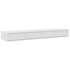 vidaXL Κρεβάτι με αποθηκευτικό χώρο Λευκό 226.5 x 135 x 31.5 εκ