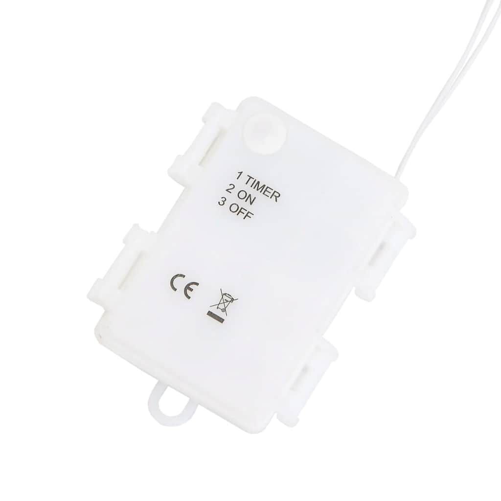 vidaXL Χριστουγεννιάτικα φώτα Santa Silhouette 2 τεμάχια 35 LED