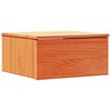 vidaXL Κομοδίνο Καφέ κεριού 37 x 35 x 18.5 εκ Μασίφ ξύλο πεύκου