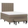 vidaXL &Kappa;&rho;&epsilon;&beta;ά&tau;&iota; Boxspring &mu;&epsilon; &Sigma;&tau;&rho;ώ&mu;&alpha; Taupe 120x190 &epsilon;&kappa;. &Upsilon;&phi;&alpha;&sigma;&mu;ά&tau;&iota;&nu;&omicron;