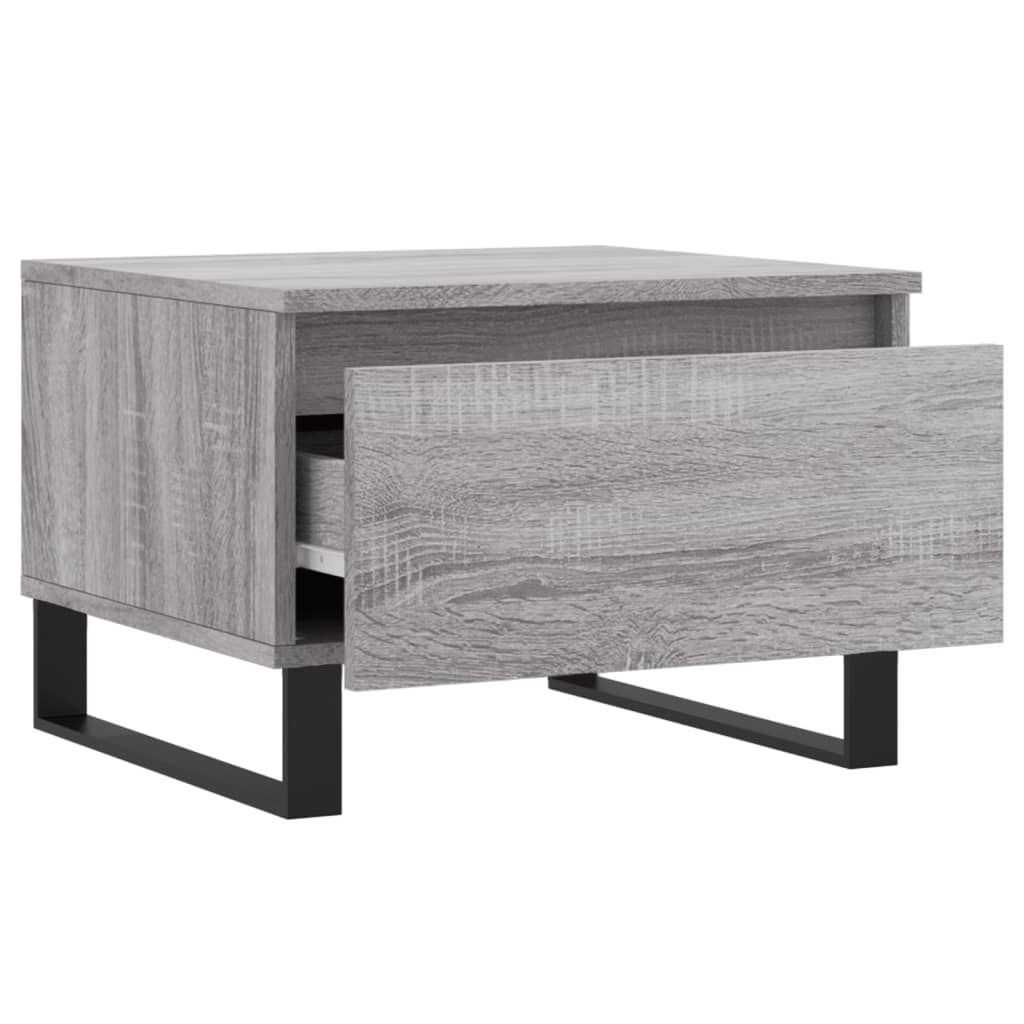 vidaXL Τραπεζάκια Σαλονιού 2 τεμ. Γκρι Sonoma 50x46x35 εκ. Επεξ. Ξύλο