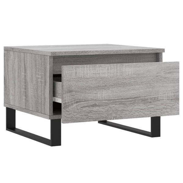 vidaXL Τραπεζάκια Σαλονιού 2 τεμ. Γκρι Sonoma 50x46x35 εκ. Επεξ. Ξύλο