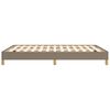 vidaXL Σκελετός Κρεβατιού Χωρίς Στρώμα Taupe 160x200 εκ. Υφασμάτινο