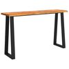 vidaXL &Tau;&rho;&alpha;&pi;έ&zeta;&iota; &Kappa;&omicron;&nu;&sigma;ό&lambda;&alpha; &mu;&epsilon; Live Edge 140x40x80 &epsilon;&kappa;. &Mu;&alpha;&sigma;ί&phi; &Xi;ύ&lambda;&omicron; &Alpha;&kappa;&alpha;&kappa;ί&alpha;&sigmaf;