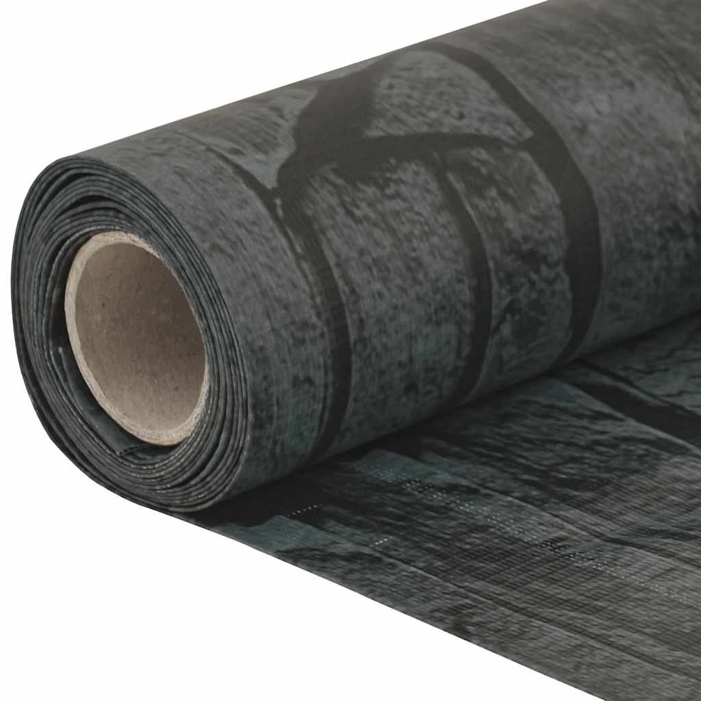 vidaXL Περίφραξη Μπαλκονιού Σχέδιο Ledge Stone Γκρι 300x120 εκ. PVC