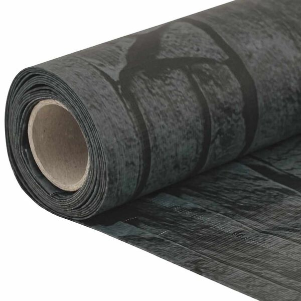vidaXL Περίφραξη Μπαλκονιού Σχέδιο Ledge Stone Γκρι 300x120 εκ. PVC