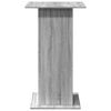 vidaXL Τραπέζι Μπαρ με Ράφια Γκρι Sonoma 60x60x102 εκ. Επεξ. Ξύλο
