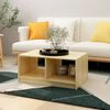 vidaXL Τραπεζάκι Σαλονιού 75 x 50 x 33,5 εκ. από Μασίφ Ξύλο Πεύκου