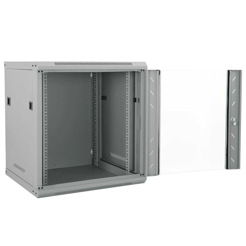 vidaXL Ντουλάπα δικτύου με αποθήκευση Γκρι 53 x 60 x 60 εκ Ατσάλι