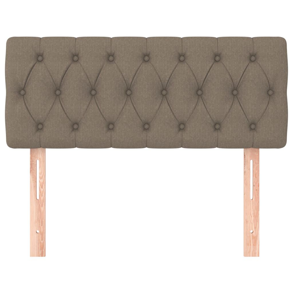 vidaXL Κεφαλάρι Κρεβατιού Taupe 90x7x78/88 εκ. Υφασμάτινο