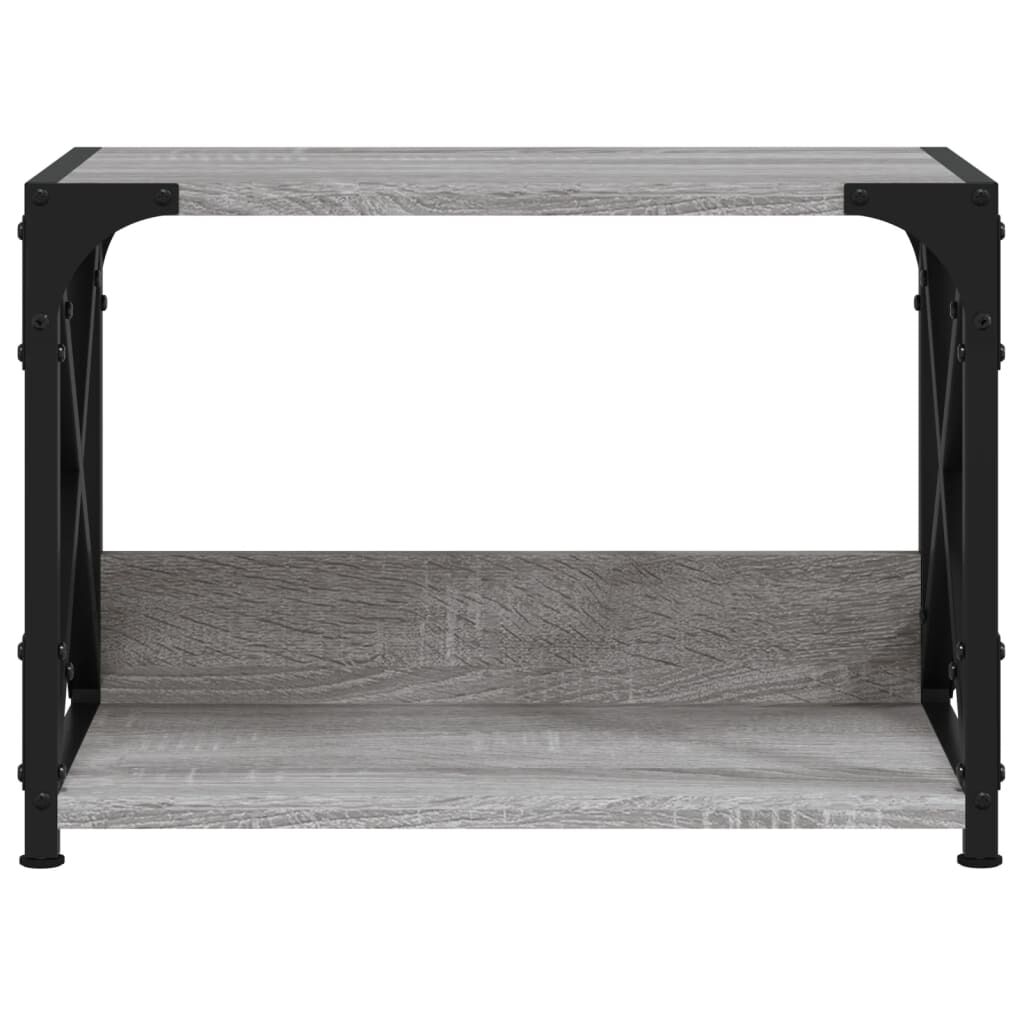 vidaXL Βάση Εκτυπωτή 2 Επιπέδων Γκρι Sonoma 44x26x31,5 εκ Επεξ. Ξύλο