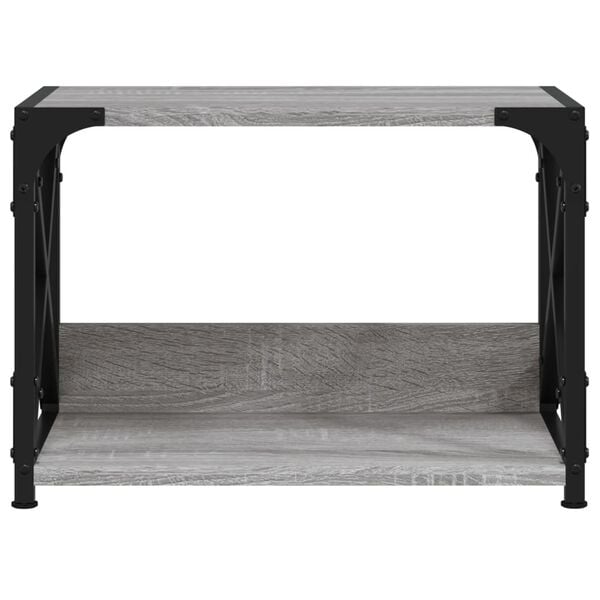 vidaXL Βάση Εκτυπωτή 2 Επιπέδων Γκρι Sonoma 44x26x31,5 εκ Επεξ. Ξύλο