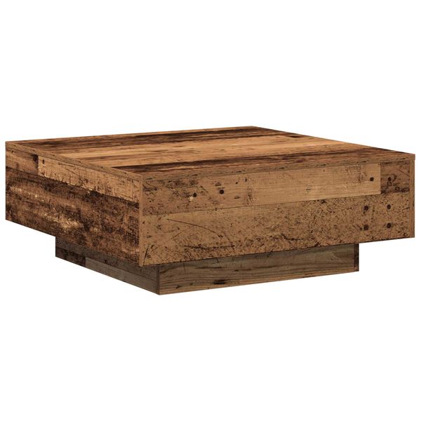 vidaXL Τραπεζάκι σαλονιού Παλαιό ξύλο 80 x 80 x 31 cm