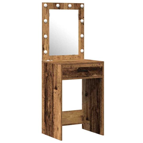 vidaXL Τραπέζι περιποίησης με συρτάρι 2 pcs Καφέ 50 x 41 x 135 εκ
