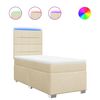 vidaXL &Kappa;&rho;&epsilon;&beta;ά&tau;&iota; Boxspring &mu;&epsilon; &Sigma;&tau;&rho;ώ&mu;&alpha; &Kappa;&rho;&epsilon;&mu; 100 x 200 &epsilon;&kappa;. &Upsilon;&phi;&alpha;&sigma;&mu;ά&tau;&iota;&nu;&omicron;