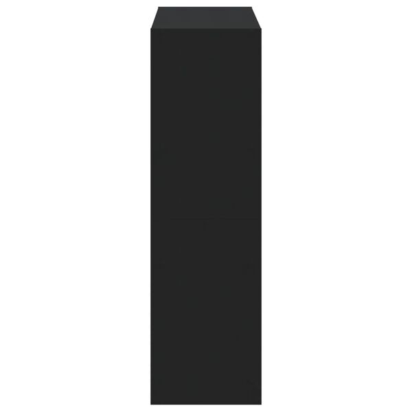 vidaXL Βιβλιοθήκη Μαύρο 102x32x108 εκ. από Επεξεργασμένο Ξύλο