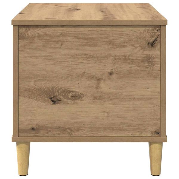 vidaXL Κομοδίνο artisan δρυς 60 x 44.5 x 45 εκ Επεξεργασμένο ξύλο