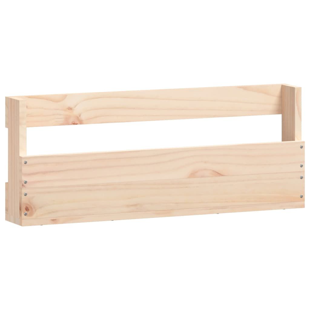vidaXL Παπουτσοθήκες Επιτοίχιες 2 τεμ. 59x9x23 εκ. Μασίφ Ξύλο Πεύκου