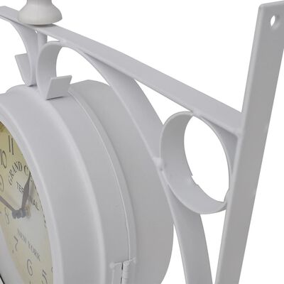 vidaXL Ρολόι Τοίχου Διπλής Όψης Κλασσικό Σχέδιο
