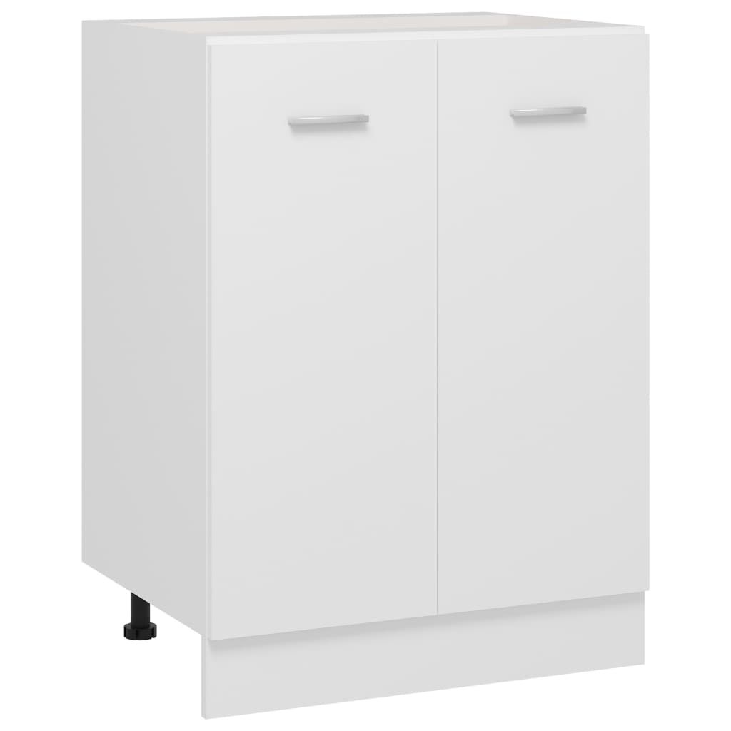 vidaXL Ντουλάπι Δαπέδου Lyon Λευκό 60x46x81,5 εκ. Επεξ. Ξύλο