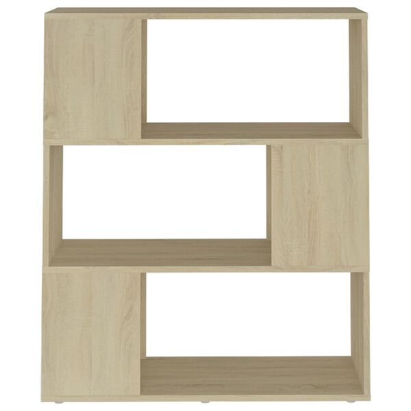 vidaXL Βιβλιοθήκη/Διαχωριστικό Sonoma Δρυς 80x24x94 εκ. Μοριοσανίδα